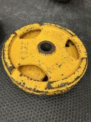 Two 15KG Steel Plates Jordan (Yellow)