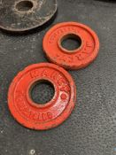 Two 2.5KG Marcy (Red)