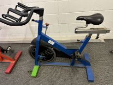 Startrac Spin Bike Blue Cup Holders