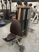 Human Sport Star Track Cable Arm Curl / Ab Crunch