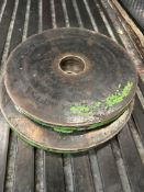 Two 10KG Steel Plates (Green)
