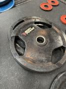 Two 20KG Rubber Plates (Black)