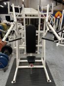 Seated Plate Loaded Chest Press White