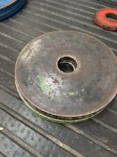 Two 10KG Steel Plates (Green)