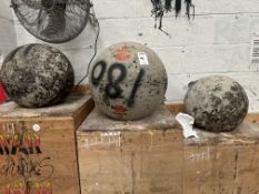Three Atlas Stones 60kg-200kg Approximately