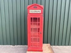 Telephone Box Display Cabinet
