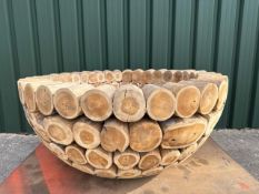 Large Teak Planter