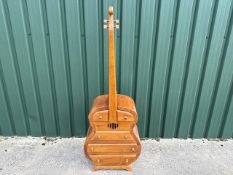 Teak Guitar Chest
