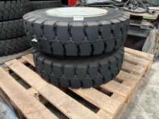 Heungah 7.50-15 Solid Tyres x2