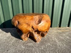 Indian Teak Stool, No Reserve