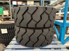 Michelin 355/65R Solid Tyres x2