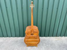 Teak Guitar Chest
