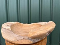 Wooden Fruit Bowl, No Reserve