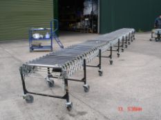 Powered Flexible Roller Conveyor