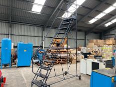 12 Step Rolling Safety Ladder, No Reserve