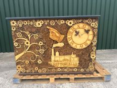 Bar Unit With Wooden Detail Front, No Reserve