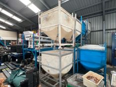 Plastic Hopper With Metal Frame x2, No Reserve