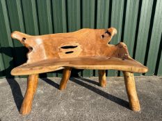 Indian Teak Bench - NEXT BID MEETS RESERVE
