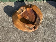 Indian Teak Bowl, No Reserve