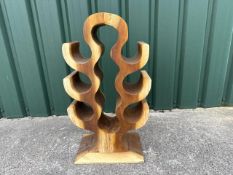 Wooden Wine Tree, No Reserve