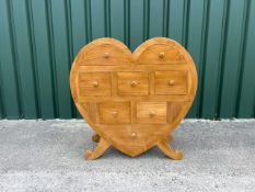Love Heart Drawer Unit