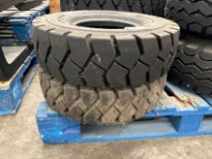Hengt Shin 6.00-9NHS Solid Tyres x2, No Reserve
