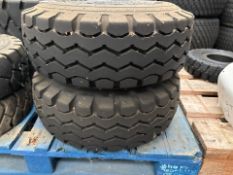 Advance 23x9-10NHS Solid Tyres x2, No Reserve
