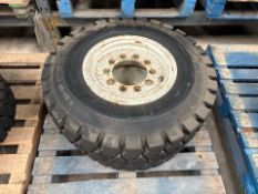 Hankook 8.25-15 Solid Tyres x2, No Reserve