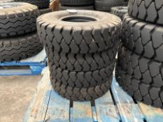 Bridgestone JLug 5.00-8 Solid Tyres x4, No Reserve