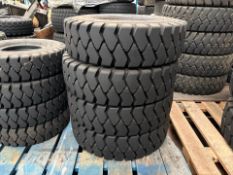Bridgestone 6.50-10 Solid Tyres x4, No Reserve