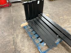Pair Of Kenhar Black Metal Forklift Forks, No Reserve