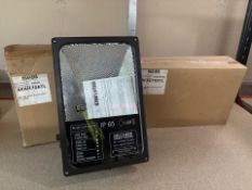 Pair Of Boxed Hilclare HQI Floodlights