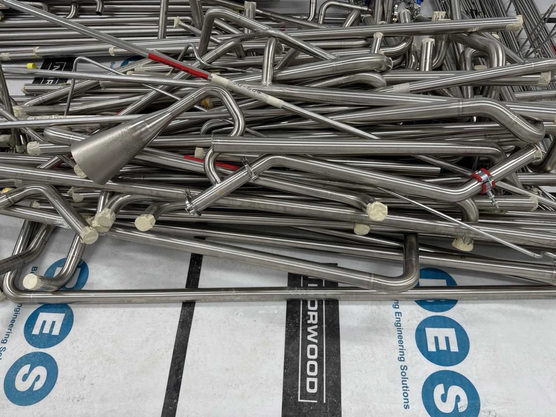 Pharmaceutical Grade Pipework Mostly 316L Stainless Steel Estimated at 5 Tonnes - Image 5 of 10