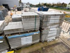Pallet Of Light Granite Concrete Blocks