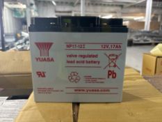 Yuasa NP17-12I Lead Battery x4
