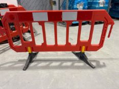 Plastic Security Barriers x 9