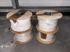 4 Reels Of 1.5mm 3183B HO5Z1Z1-F White 100 Meter