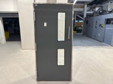 Dortek Hygenic GRP Hinged Door & Frame R/H Opening