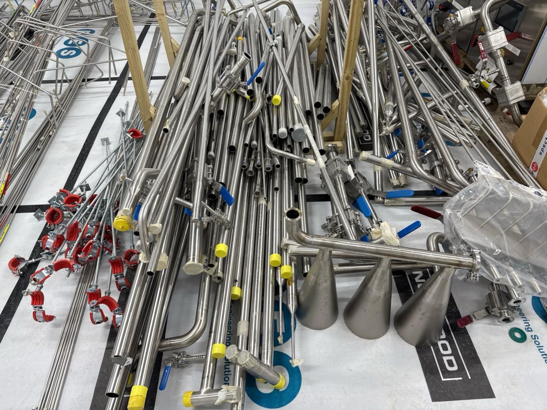 Pharmaceutical Grade Pipework Mostly 316L Stainless Steel Estimated at 5 Tonnes