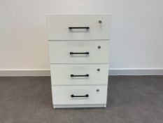 Lockable 4 Drawer Under Counter Unit