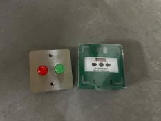 Box Of 20 Emergency Door Release Buttons And Lights