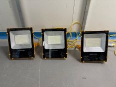 3 Blakley LED Floodlights 150W