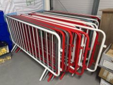 32 Assorted Crowd Control Safety Barriers