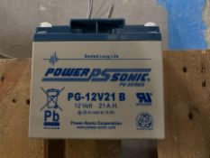 Powersonic PG-12V21 B Battery x2
