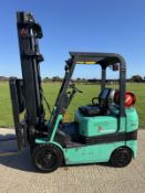 Mitsubishi 2 Tonne Gas Forklift, Very Low Hours, 4m Duplex Mast With Side Shift