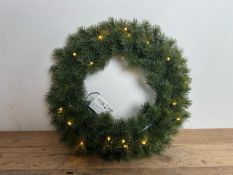 40cm Mix Wreath Green