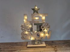 Let It Snow Sign with battery