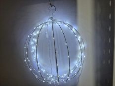 Round led hanging ball, cool lights