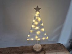 Led wooden Fluffy Christmas Tree
