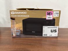 Daewoo 700W Microwave - Black